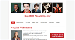 Desktop Screenshot of birgitsoell.de