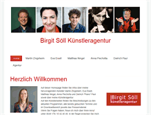 Tablet Screenshot of birgitsoell.de